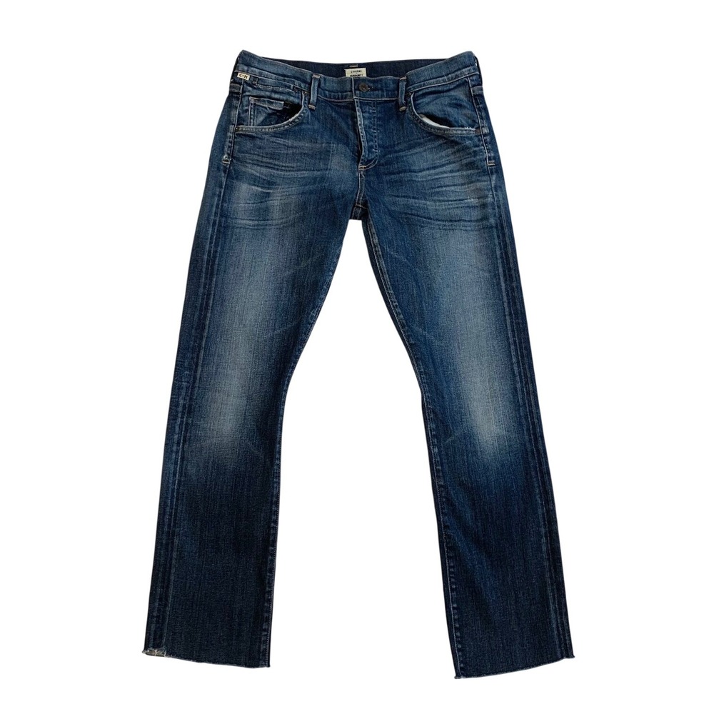 Citizens of Humanity Emerson Long Slim Boyfriend Jeans Blue 27 1518-372
